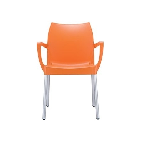 Krzesło ogrodowe z podłokietnikami Dolce Armchair Pomarańczowe Siesta