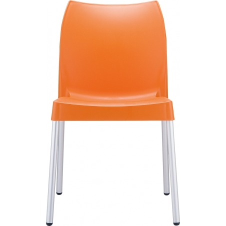 Vita orange plastic garden chair Siesta