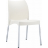 Vita cream plastic garden chair Siesta