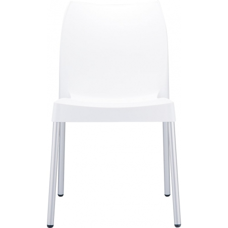 Vita white plastic garden chair Siesta