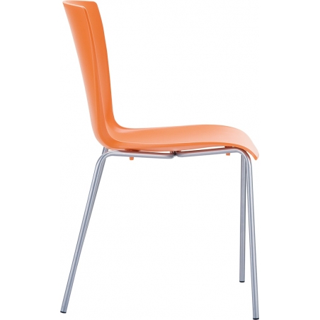 Krzesło ogrodowe plastikowe Mio Pomarańczowe Siesta