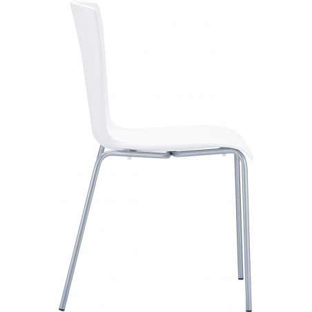 Krzesło ogrodowe plastikowe Mio Białe Siesta