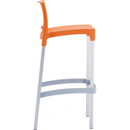 Krzesło barowe Gio 75 Pomarańczowe Siesta