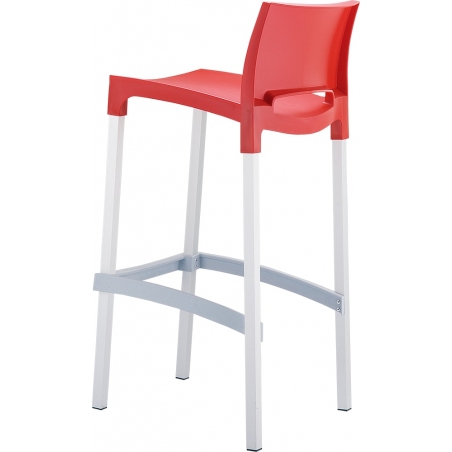 Krzesło barowe Gio 75 Czerwone Siesta