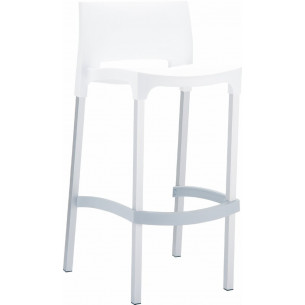 Gio 75 white bar chair Siesta