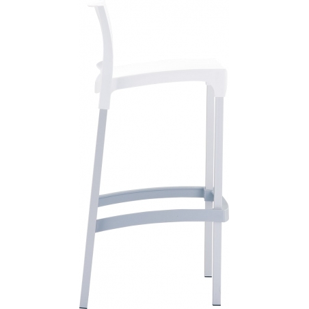Gio 75 white bar chair Siesta