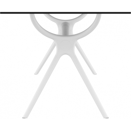 Air 140x80 white rectangular dining table Siesta