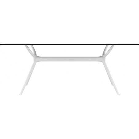 Stół prostokątny Air 180x80 Biały Siesta