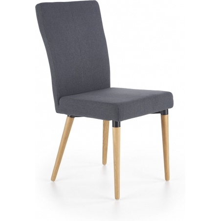 Designerskie Krzesło tapicerowane Tony K273 Szare Halmar do jadalni, salonu i kuchni.
