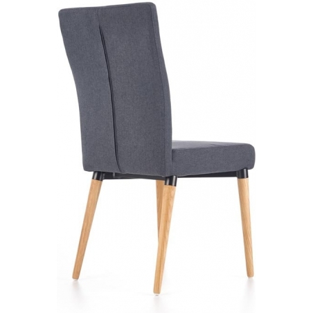 Designerskie Krzesło tapicerowane Tony K273 Szare Halmar do jadalni, salonu i kuchni.