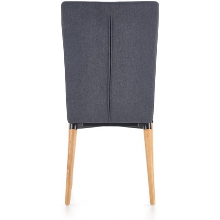 Tony K273 grey upholstered chair with wooden legs Halmar