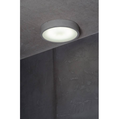 Plan 46 light grey concrete ceiling lamp LoftLight