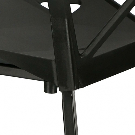 Krzesło ażurowe Gap PP czarne Simplet