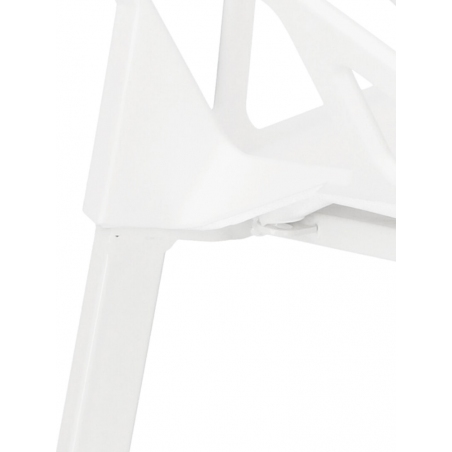 Krzesło ażurowe Gap PP białe Simplet