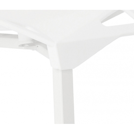 Krzesło ażurowe Gap PP białe Simplet
