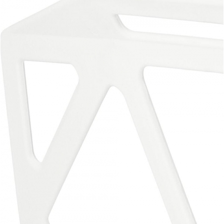Gap PP white plastic designer chair Simplet