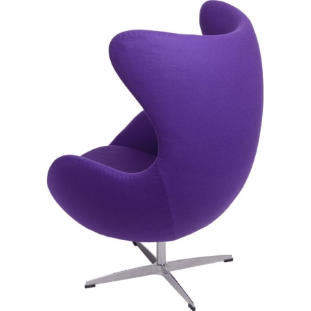 Fotel tapicerowany Jajo Chair Cashmere Fioletowy D2.Design