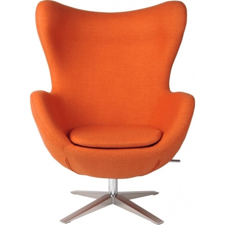 Jajo Chair orange swivel armchair D2.Design