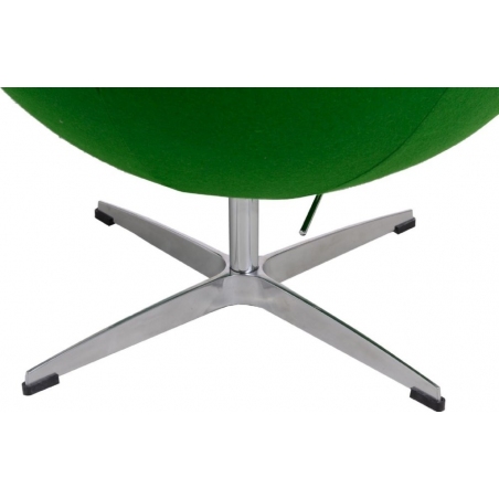 Fotel tapicerowany Jajo Chair Cashmere Zielony D2.Design