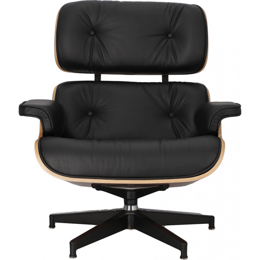 Leather swivel armchair discount
