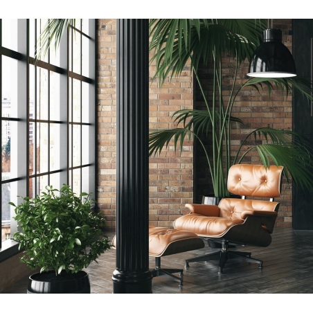 Vip Rosewood black leather swivel armchair D2.Design