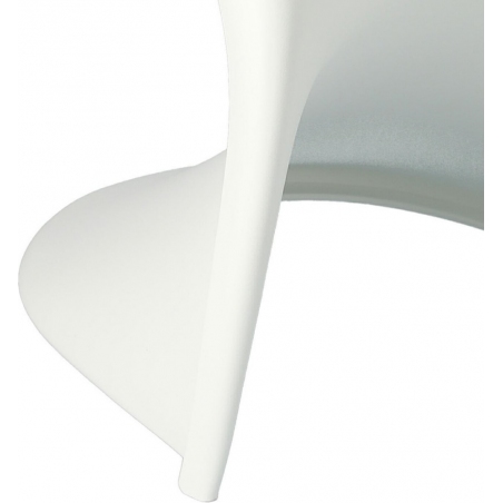 Designerskie Krzesło z tworzywa Balance Białe D2.Design do kuchni i salonu.