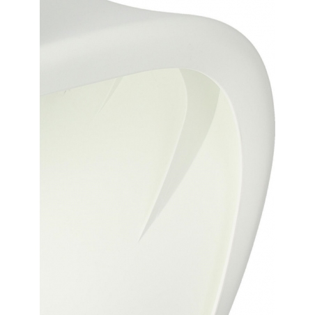 Designerskie Krzesło z tworzywa Balance Białe D2.Design do kuchni i salonu.