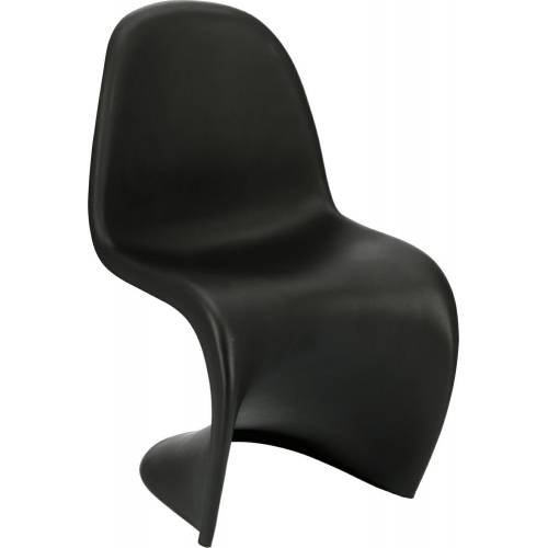 Stylowe Krzesło z tworzywa Balance Czarne D2.Design do salonu i jadalni.