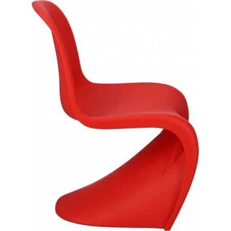 Designerskie Krzesło z tworzywa Balance Czerwone D2.Design do kuchni i salonu.