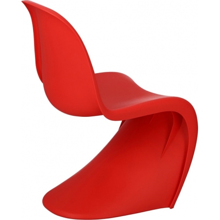 Designerskie Krzesło z tworzywa Balance Czerwone D2.Design do kuchni i salonu.