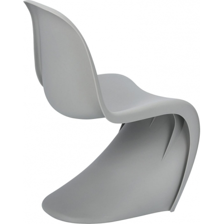 Designerskie Krzesło z tworzywa Balance Jasnoszare D2.Design do kuchni i salonu.