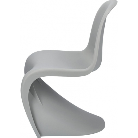 Designerskie Krzesło z tworzywa Balance Jasnoszare D2.Design do kuchni i salonu.