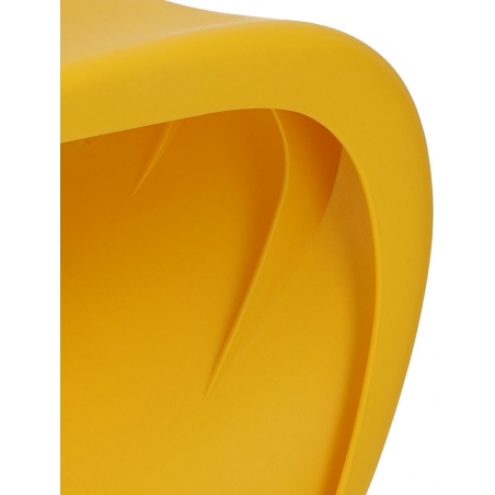 Balance yellow polypropylene chair D2.Design