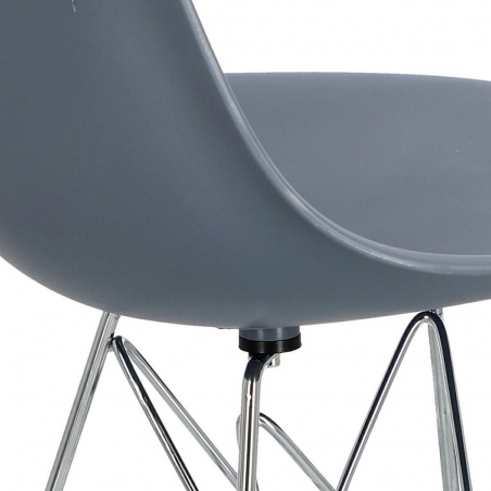 Krzesło plastikowe DSR Ciemno Szare D2.Design