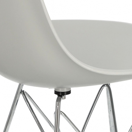 Krzesło plastikowe DSR Jasnoszare D2.Design