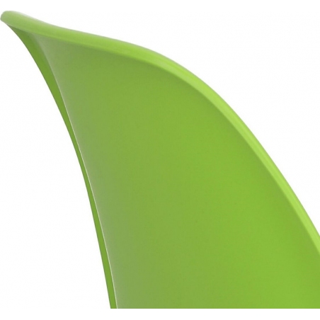 DSR light green plastic chair D2.Design