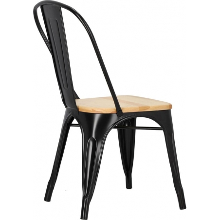 Paris Wood natural&black metal chair D2.Design