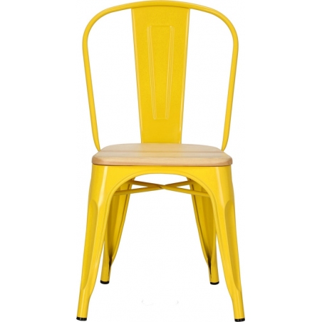 Paris Wood natural&yellow metal chair D2.Design