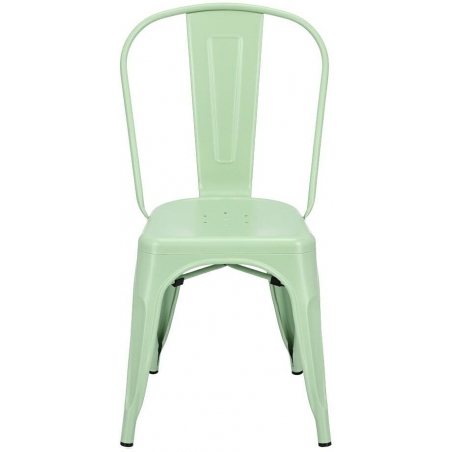 Krzesło metalowe Paris insp. Tolix Miętowe D2.Design
