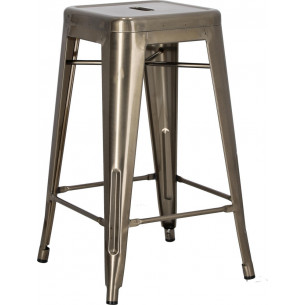 Paris 66 insp. Tolix metal bar stool D2.Design