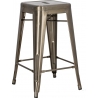 Paris 66 insp. Tolix metal bar stool D2.Design