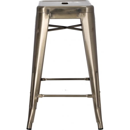 Paris 66 insp. Tolix metal bar stool D2.Design