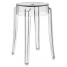 Foxy 46 transparent modern kitchen stool D2.Design