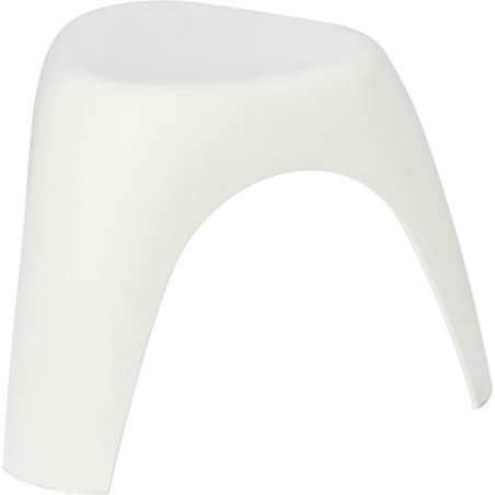 Fant white plastic stool D2.Design