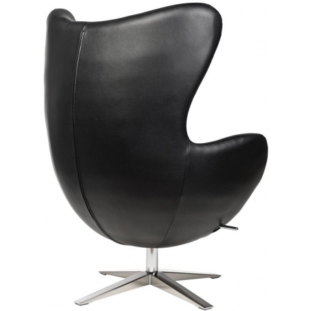 Jajo EcoLeather black swivel armchair D2.Design