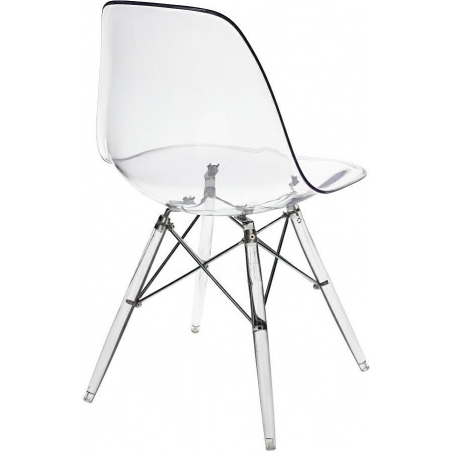 Krzesło przezroczyste z tworzywa P016 D2.Design