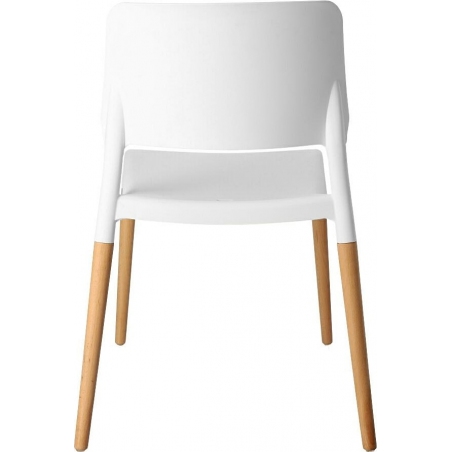 Krzesło z tworzywa Cole Białe Intesi