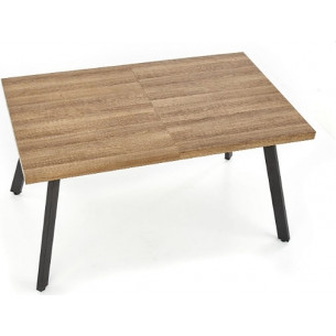 Stylowy Stół industrialny rozkładany Berlin 140x85 Orzech Halmar do kuchni, jadalni i salonu. 2