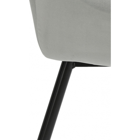 Floyd grey velvet chair Intesi
