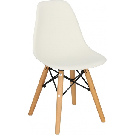 Stylowe Krzesło dziecięce DSW Białe D2.Design do salonu i jadalni.